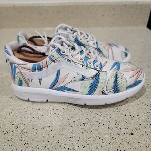 Vans Unisex Hawaiian Leaf Floral Lace Up Shoes 500664 men's 3.5 Women's 5